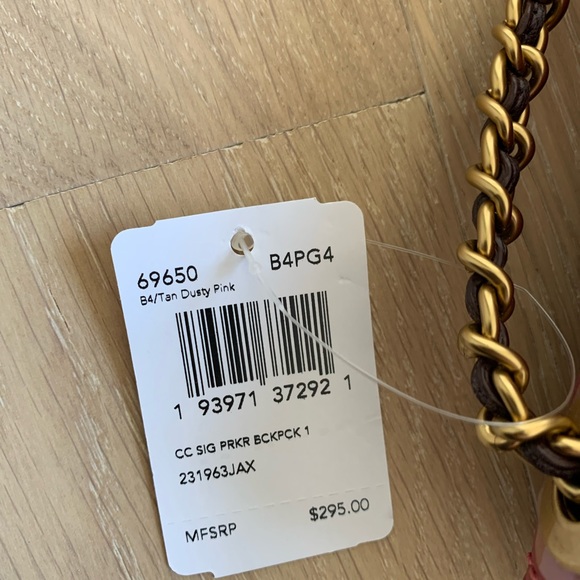 Coach Parker Convertible Backpack 16 In Signature Canvas Brand New With Tag - Picture 8 of 10